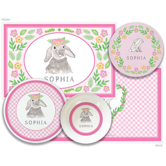 Bunny Love 4-Piece Dinnerware Set